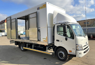 ЭВАКУАТОР HINO 300-730L СДВИЖНОЙ ФУРГОН 6,33×2,6×2,53 м